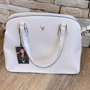Vanessa Williams Lush Round Satchel in Off White